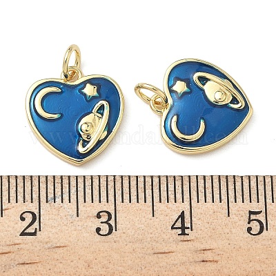 Латунь эмаль подвески KK-P326-02G-1