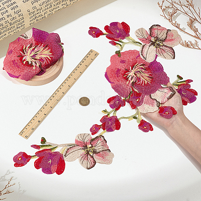 Нашивки на одежду из полиэстера&nbsp;PATC-WH0023-65B-1