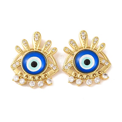 Стойки обшивки латунь микро проложить Циркон подвеску KK-H486-22G-04-1