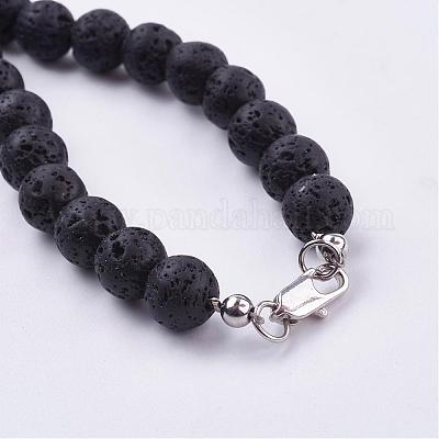 Морозные натуральные драгоценные камни из бисера ожерелья NJEW-JN01939-1