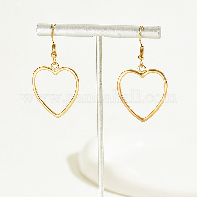 Модные серьги-подвески в форме сердца из сплава&nbsp;AY5641-1