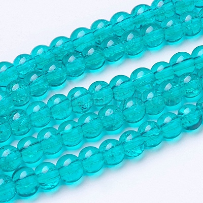 Wholesale Crackle Glass Beads Strands - Pandahall.com