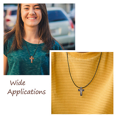 100 шт. подвески из дерева с двухцветной печатью WOOD-CW0001-05-1