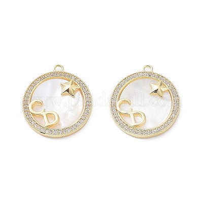 Стойки обшивки латунь микро проложить Циркон подвеску KK-A183-31G-1