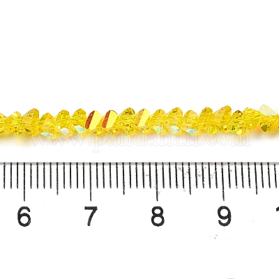 Прозрачные стеклянные бусины EGLA-P061-04A-AB08-1