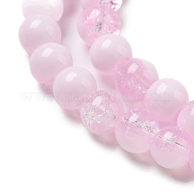 Стеклянные бусины кракле GLAA-U001-6mm-03-1