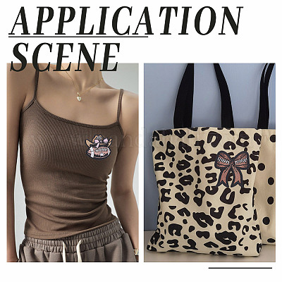 6 шт. 3 стиля полиэстеровой вышивки пришивные аппликации PATC-FG0002-63-1