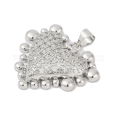 Латунные микро проложить кубического циркония подвески KK-A241-07P-1