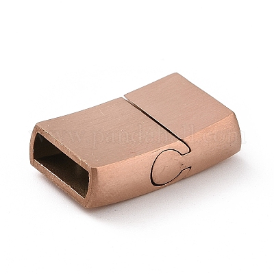 Ионное покрытие (ip) прямоугольные магнитные застежки из нержавеющей стали 304 с вклеиваемыми концами STAS-E089-42RG-A-1