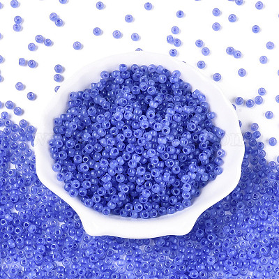6/0 прозрачный внутри цветной стеклянный бисер SEED-N008-08E-1