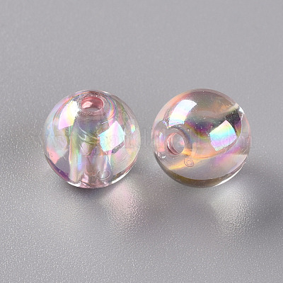 Прозрачные акриловые бусины MACR-S370-B12mm-702-1