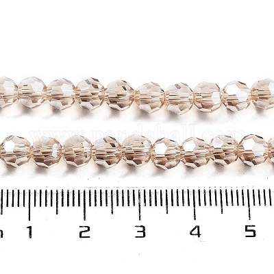 Гальванизируйте прозрачное стекло бисер нитей EGLA-A035-T6mm-A22-1