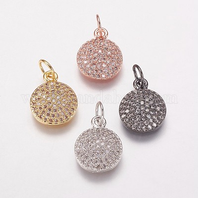 Латунь подвески циркония кубической KK-P134-25-1