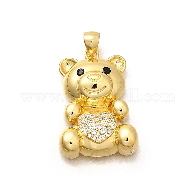 Стойки обшивки латунь микро проложить Циркон подвеску KK-L226-006G-04-1