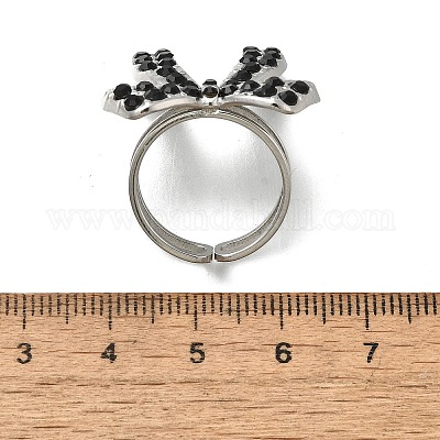 Кольца-манжеты из нержавеющей стали 304 для женщин RJEW-F178-01P-02-1