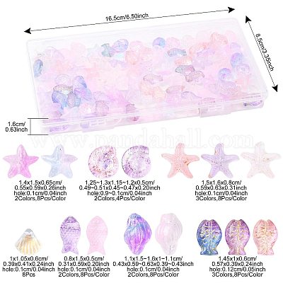 Гальванопокрытие и стеклянные бусины с золотым металлическим плетением EGLA-FS0001-58-1