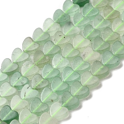 Естественный зеленый авантюрин бисер нитей G-A272-A01-34-1
