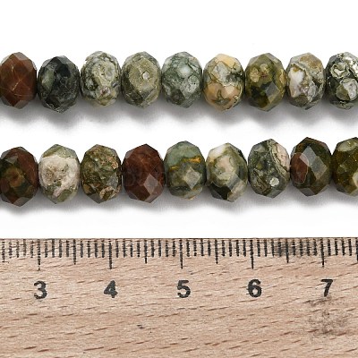 Природные риолитом яшмы бисер нитей G-Z111-A14-01-1