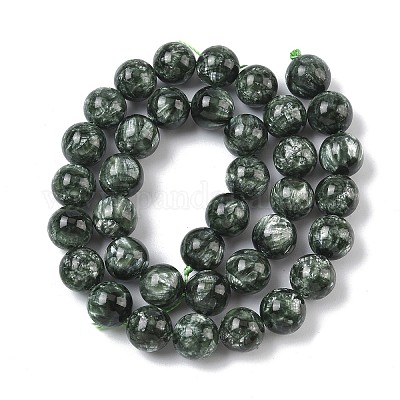 Природные SERAPHINITE нитей бисера&nbsp;G-C270-O01-11-1