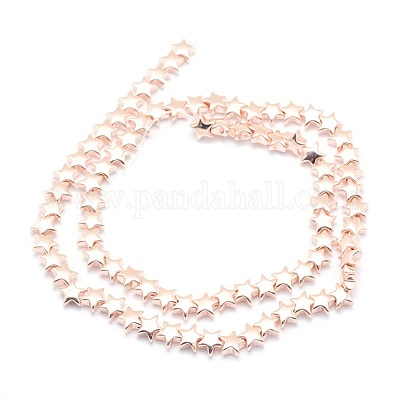 Гальванизировать немагнитных синтетический гематит бисер пряди G-L485-14-LRG-1