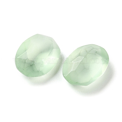 Кабошоны из матового стекла со стразами RGLA-G022-05A-238-1