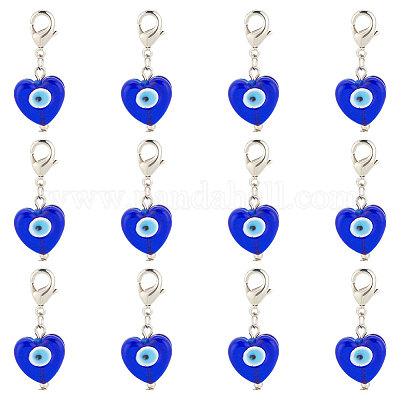 Подвеска лэмпворк ручной работы от сглаза PALLOY-PH01585-1