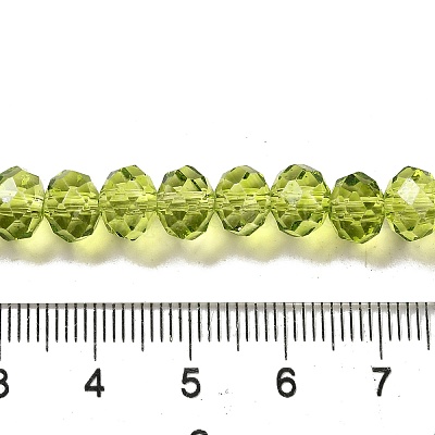 Прозрачная краска для запекания стеклянные бусины нити DGLA-A034-T8mm-D05-1