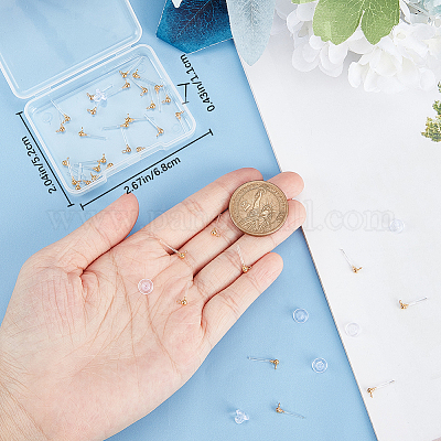 40 шт. прозрачные безболезненные KY-BBC0001-01-1