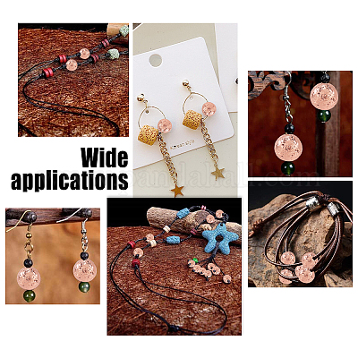 Гальванические бусины из натуральной лавы G-AR0002-77B-1