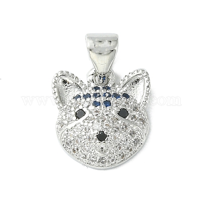 Латунные микро проложить кубического циркония подвески ZIRC-F138-06P-1