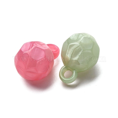 Подвески из непрозрачного светящегося пудрового акрила OACR-G052-12C-1