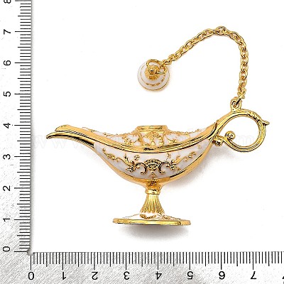 Эмалированный чайник из сплава DJEW-Z010-01G-01-1