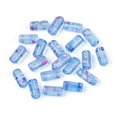 Прозрачные стеклянные бусины Пикассо&nbsp;SEED-N010-02I-1