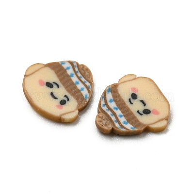 Бусины из полимерной глины  CLAY-P003-08A-1