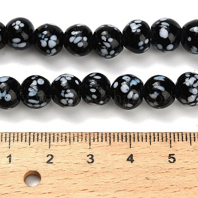 Бусы лэмпворк ручной работы&nbsp;LAMP-H071-01B-06-1