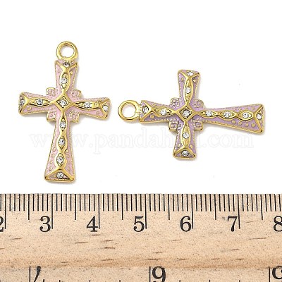 Нержавеющая сталь 304 с эмалированными подвесками из хрустальных страз STAS-G362-02G-1