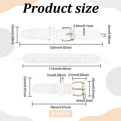 Кожаные пришивные пряжки FIND-FG0002-28B-1