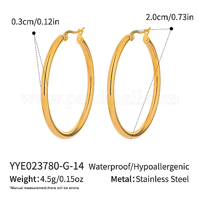 Крюк из нержавеющей стали серьги CL5372-1-1