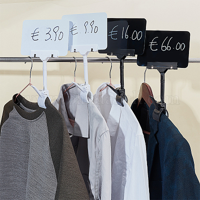 12 шт. 2 цвета АБС-пластик поп-знак карты клипса ценники дисплей FIND-WR0012-27-1