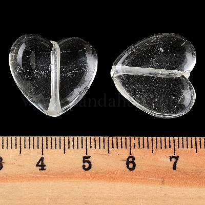 Сердца ручной работы Lampwork бисер LAMP-U003-01E-1