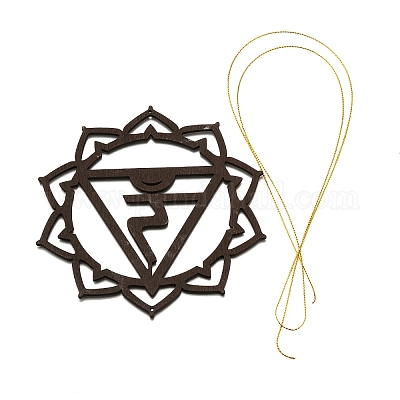 Богемная медитация энергетический символ деревянные подставки PW22120227200-1