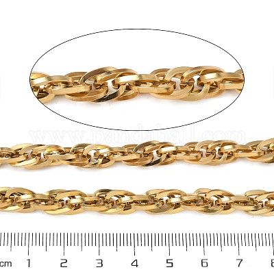 Ионное покрытие (ip) 304 нержавеющая сталь тросовые цепи CHS-H025-16G-01-1