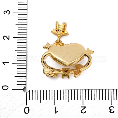 Подвески латуни cmолы KK-V009-04G-1