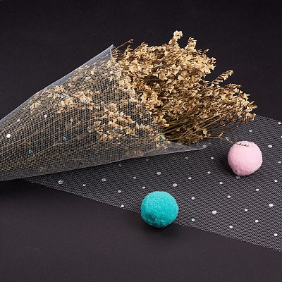 Сетчатые ленты с блестками и пайетками OCOR-BC0008-45-1
