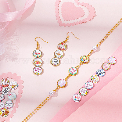 1 пакетик стеклянных кабошонов GGLA-PH0001-41A-1