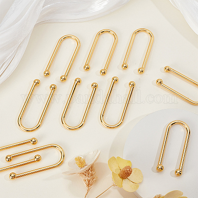 Зажимы для бикини из сплава FIND-WH0436-99C-G-1