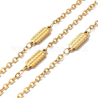 Ионное покрытие (ip) прямоугольные звенья цепи из нержавеющей стали 304 STAS-B041-10G-1