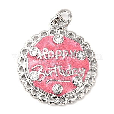 Латунные микро проложить кубического циркония подвески KK-Q775-20P-1