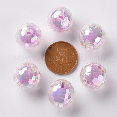Perles en acrylique transparente&nbsp;TACR-S152-14B-A03-1