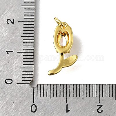 Латунные микро проложить кубического циркония подвески KK-Z102-01G-02-1